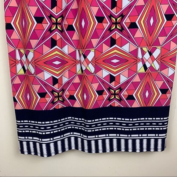 Laundry by Shelli Segal Pink Multi Shift Dress - Picture 5 of 12